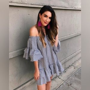 Zara off shoulder dress